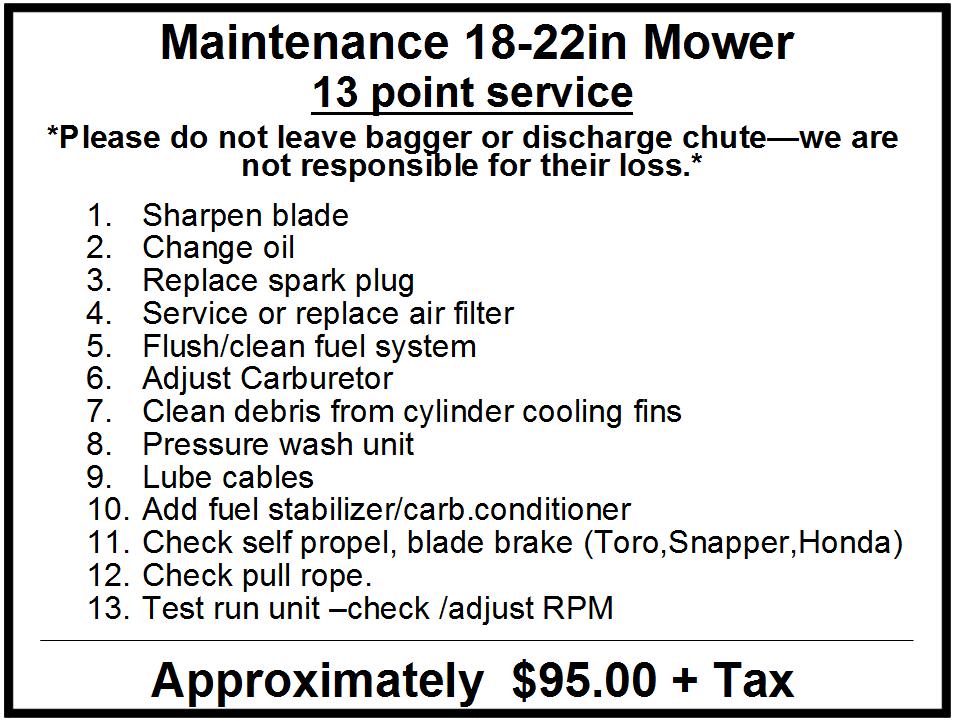 How to tune up a honda lawn mower